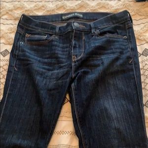 Express blue jeans skinny
